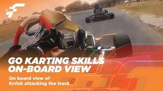 Go Kart Skills! On-Board View. Krrish Attacks the Track at Kenya National Karting Championship 2023.