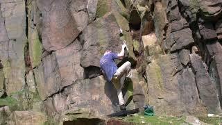 Stronstrey Bank Quarry - Phat Naendel Direct (6C) first ascent