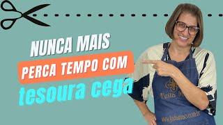 Tesoura cega?? Nunca mais!!  Vem aprender a afiar elas na seu próprio ateliê 