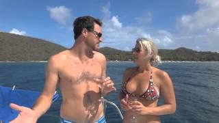 SunshineSailing Charters Steppin Up Yacht Vacation Testimonial with Megan Duma and Ryan Higgins