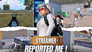 STREAMER REPORTED ME !🩵FASTEST 3 FINGER PLAYER | BGMI | BGMI GAMEPLAY