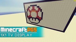 1x1 Pixel TV Display - Minecraft Snapshot 1.7