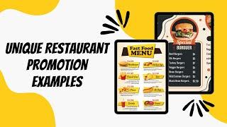 Top 10 Unique Restaurant Promotion Examples