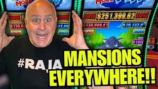 MASSIVE MANSION BONUS!!! EPIC HUFF N EVEN MORE PUFF JACKPOT!