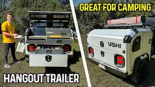 ULTIMATE Tailgating Hangout & Camping Trailer - COOKING | STORAGE | SINK | REFRIGERATOR