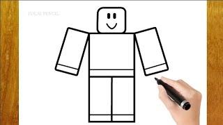 HOW TO DRAW NOOB ROBLOX