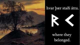 Burzum - Jóln (Deities) with lyrics + translation