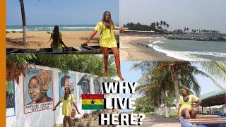 PEOPLE FROM THE DIASPORA MOVE TO GHANA TO LIVE HERE | AN AMAZING SUBURB IN GREATER ACCRA REGION