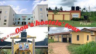 Come tour OOU school hostels with me | Mini School Tour| Prices| Hostels Tour #oou #video #postutme