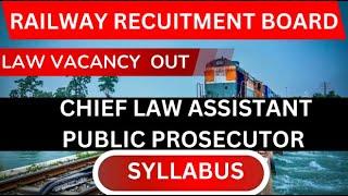 Latest Railway Law Vacancy 2024 | Apply Now for Legal Positions in Indian Railways 2025