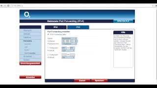 Ports bei einem o2 Router freischalten