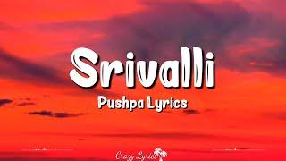 Srivalli (Lyrics) HINDI VERSION | Pushpa | Javed Ali, Allu Arjun, Rashmika Mandanna, Raqueeb, Devi