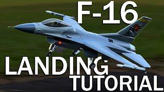 Learn How to Land the F-16 VIPER RC Plane (E-flite F-16 80mm Landing Tutorial)