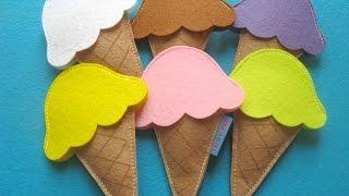 How To Make a Felt Ice Cream Scoop Set - DIY Crafts Tutorial - Guidecentral