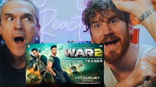 WAR 2 | Official Teaser | Hrithik Roshan | NTR | Kiara Advani | REACTION!!!