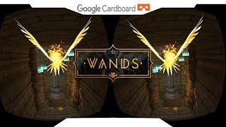 WANDS VR • SBS 1080p • GOOGLE CARDBOARD • Oculus Games • Gear VR Gameplay • VIRTUAL REALITY