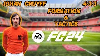 Johan Cruyff's 4-3-3 System and Tactics (Total Football) | EA FC 24