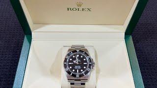 Rolex Submariner 124060 Unboxing