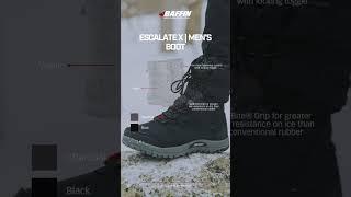 Have you heard?  #Baffin’s fan favourite ESCALATE X is now available in Charcoal for men.
