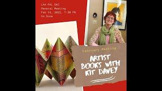 PAL/LAA/DAC General Meeting February 2022- Art Books with Kit Davey