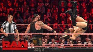Braun Strowman vs. The Miz: Raw, Nov. 6, 2017