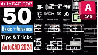 Top 50 Commands in AutoCAD | All Command explained in Detail