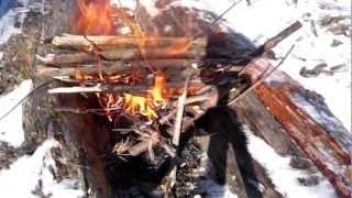 WINTER BUSHCRAFT BREAKFAST PORTUGUESE STYLE