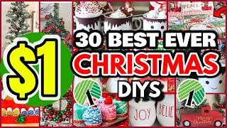 30 DOLLAR TREE Christmas DIYS you SHOULD be trying 2022 ┃GORGEOUS $1 Home Decor┃SHOCKING DIYS