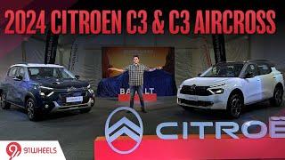 2024 Citroen C3 & C3 Aircross SUV get updates & new features from Basalt || Walkaround & First Look