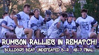 Rumson-Fair Haven 10 Bridgewater-Raritan 7 | HS Lacrosse | RFH Rallies in Second Half!