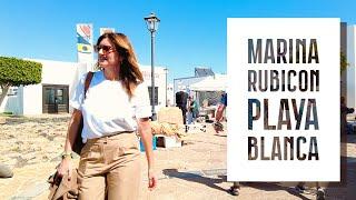 Playa Blanca's Marina Rubicon ️ Restaurants, Shops, Market & More! Lanzarote Complete Walk & Talk!