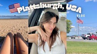 VLOG in Plattsburgh, USA| Shopping, Chick-fil-A food, and clothes + book haul !