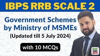 IBPS RRB Scale II 2024: Government Schemes by Ministry of MSME
