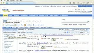 How to use Wilson OmniFile database