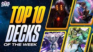 TOP 10 BEST DECKS IN MARVEL SNAP | Weekly Marvel Snap Meta Report #134