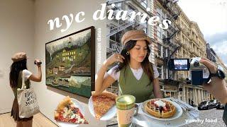 nyc diaries | cafe dates, central park, thrifting & museums !!