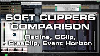 Soft Clippers Comparison (Flatline, GClip, FreeClip, Event Horizon)