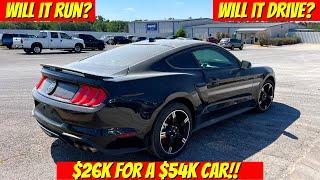 I Saved $20K Buying a Flooded 2021 Mustang GT C/S From Copart Sight Unseen! Was it Worth it?