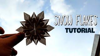 How to make Origami Snowflake