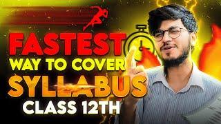 How to cover class 12th syllabus fastly ? | strategy for class 12th  | Munil sir |