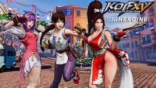 The King of Fighters XV [PS4] Story Mode - Team Super Heroine