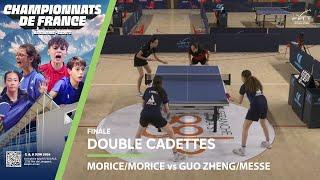 MORICE/MORICE vs GUO ZHENG/MESSE | FINALE | FRANCES CADETTES 2024