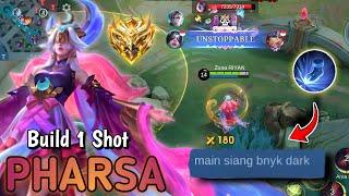 MAKE PHARSA ROAM SOLO RANK ! LANGSUNG DI KATAIN DARK SYSTEM || GAMEPLAY TOP GLOBAL PHARSA - MLBB