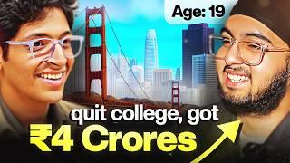 THIS 19 Year Old Coder Got CRORES in San Francisco (Inspiring YCombinator Story)