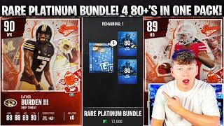 RARE PLATINUM BUNDLE OPENING! 4 80+ RARE PULLS IN ONE PACK! FIRST CFB 25 PACK OPENING!