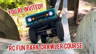 RC Fun Park Outdoor Rock Crawler Course