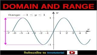 how to find the domain and range of any function