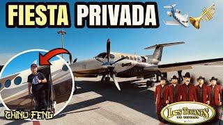 VIAJAMOS EN JET PRIVADO HACIA UNA FIESTA PRIVADA  || CHINO FENG