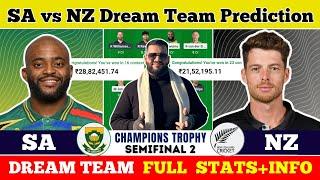 SA vs NZ Dream Team Prediction|SA vs NZ Fantasy11 Prediction|SA vs NZ Dream Team|