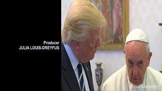 Trump's Visit with Pope Francis as HBO's Veep Credits